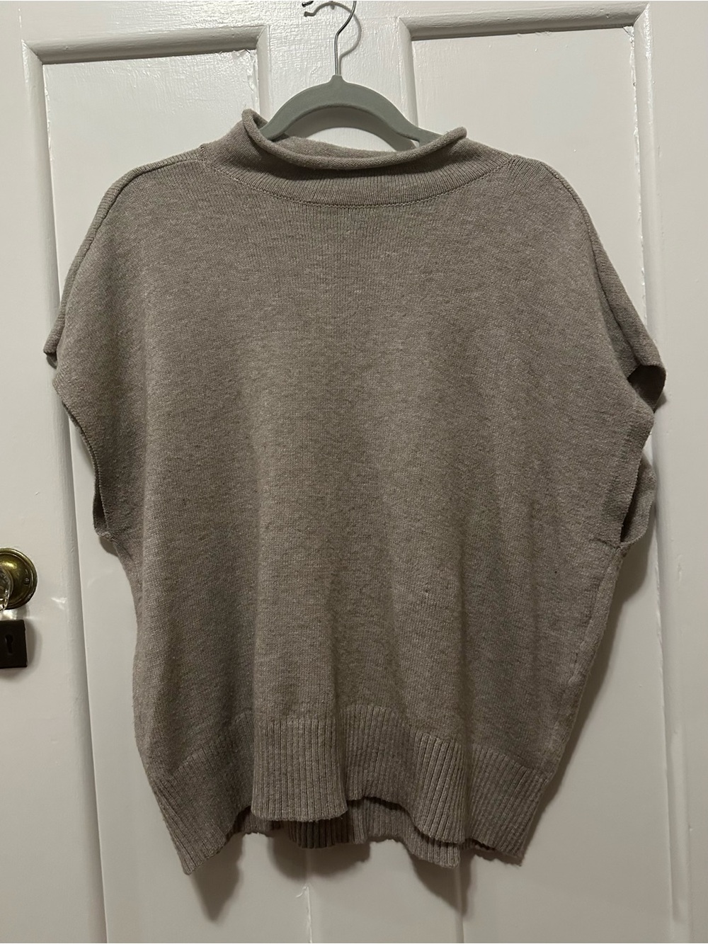 Ann Taylor Factory Roll Neck Sleeveless Sweater
